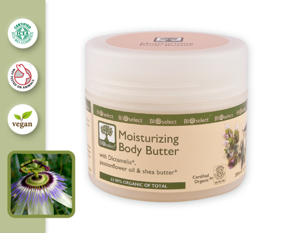 Moisturizing Body Butter With Dictamelia, Passionflower Oil & Shea Butter - BioSelect-127