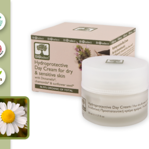 Hydroprotective Day Cream For Dry & Sensitive Skin With Dictamelia, Chamomile & Sunflower Seed - BioSelect-46