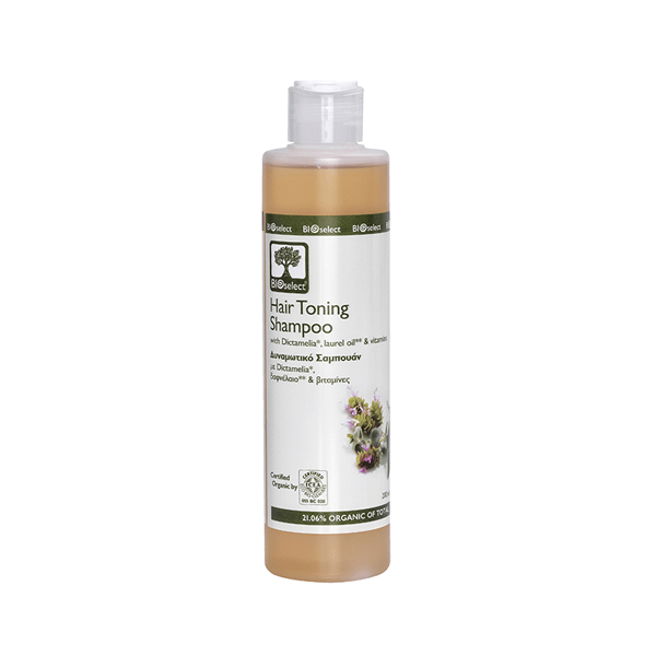 Hair Toning shampoo With Dictamelia, Laurel oil & Vitamins - BioSelect-0