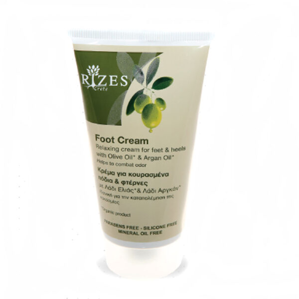 Relaxing Foot Cream For Feet & Heels With Olive Oil & Argan Oil - Rizes-0