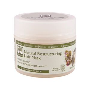 Natural Restructuring Hair mask With Dictamelia, Avocado oil & Olive leaf extract - BioSelect-0