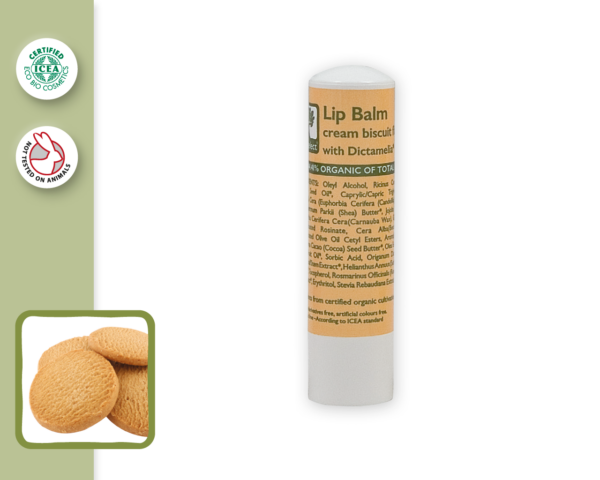 Lip balm Cream biscuit flavor with Dictamelia - Bioselect-793