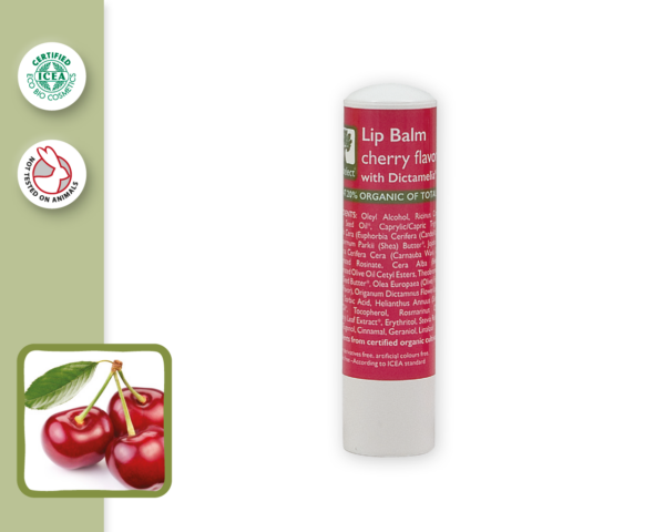 Lip balm Cherry flavor with Dictamelia - Bioselect-791