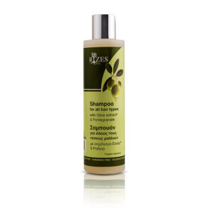 Shampoo For Normal & Colored Hair With Olive Extract & Pomegranate - Rizes-0