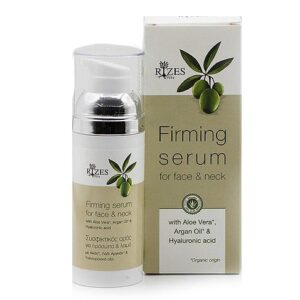 Firming Serum For Face & Neck With Aloe Vera, Argan Oil & Hyaluronic Acid - Rizes-0