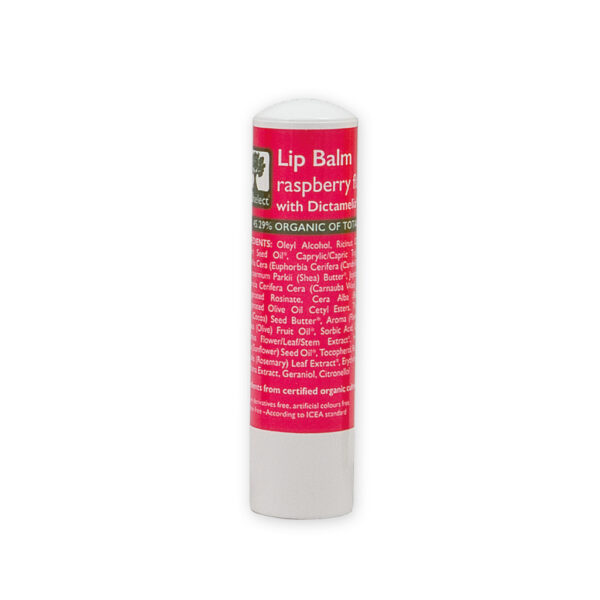 Lip balm Raspberry flavor with Dictamelia - Bioselect-0