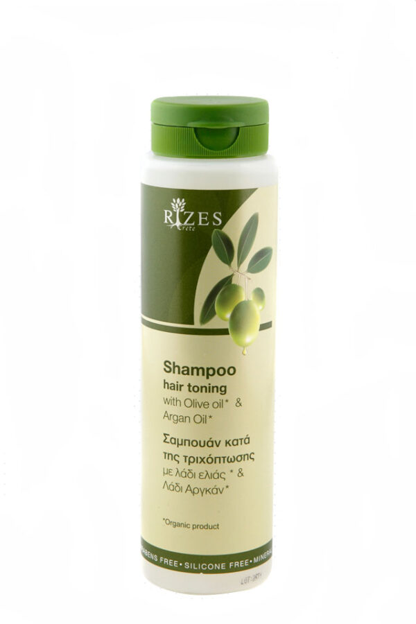Hair Toning Shampoo With Olive Oil & Argan Oil - Rizes-0