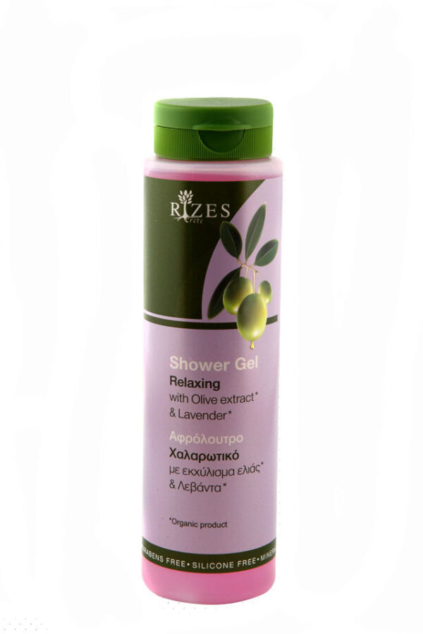 Relaxing Shower Gel With Olive Oil & Lavender - Rizes-0