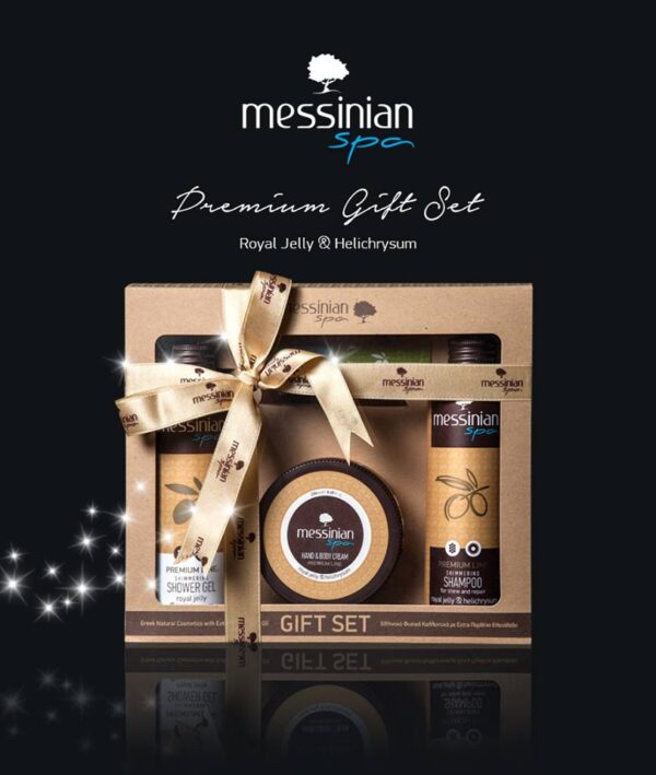 Premium Gift Set - Royal Jelly & Helichrysum - Messinian Spa-765