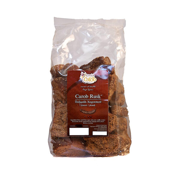 Carob Sweet Rusk (300g) - Creta Carob-0