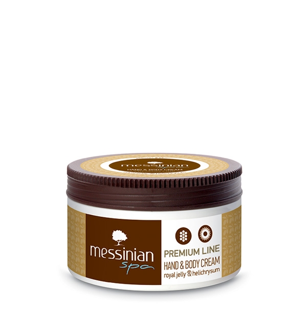 Hand & Body Cream Premium Line - Royal Jelly & Helichrysum - Messinian Spa-0