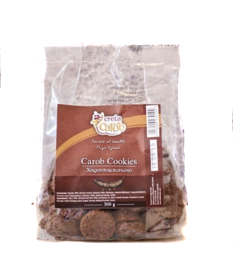Carob Cookies (300gr) - Creta Carob-0