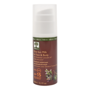 Olive Sun Milk For Face & Body SPF 15 - BioSelect-0