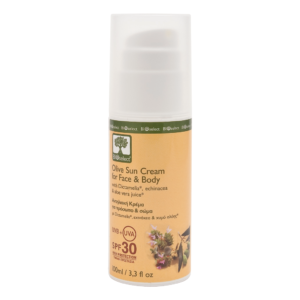 Olive Sun Cream For Face & Body SPF30- BioSelect-0