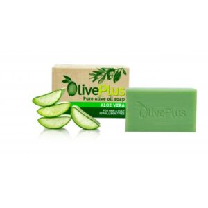 Νatural Olive & Aloe Soap (100gr) - OlivePlus-0