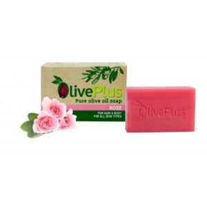 Νatural Olive & Rose Soap (100gr) - OlivePlus-0