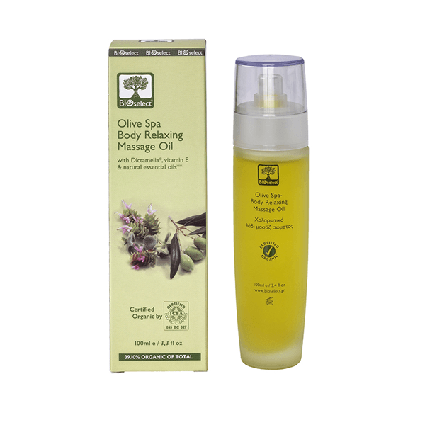 Olive Spa Body Relaxing Massage Oil (100ml) - BioSelect-0