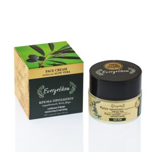 Traditional Moisturizing Face Cream WIth Aloe Vera (50ml) - Evergetikon-0