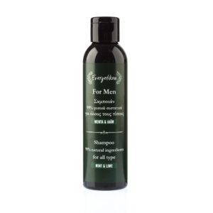 Men's Shampoo For All Types With Mint & Lime - Evergetikon-0