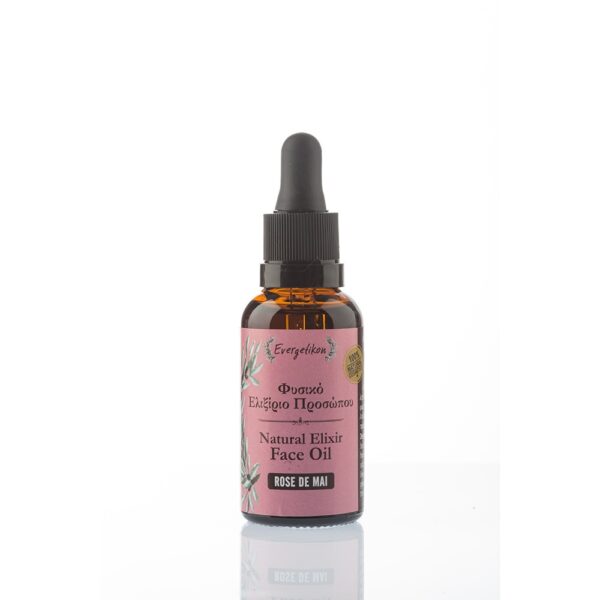 Natural Εlixir Face Oil “Rose De Mai” - Evergetikon-0