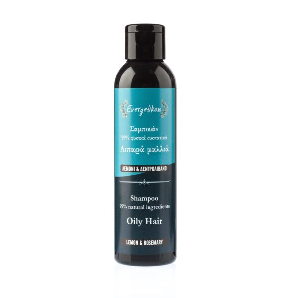 Shampoo For Oily Hair With Lemon & Rosemary - Evergetikon-0
