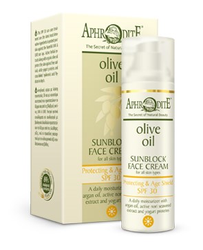 Protecting & Age Shield Sunblock Face Cream SPF 30 - Aphrodite Skincare-0