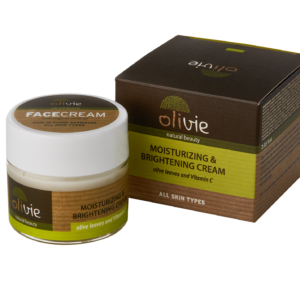 Moisturizing & Brightening Cream With Olive Leaves & Vitamin C - Olivie-0