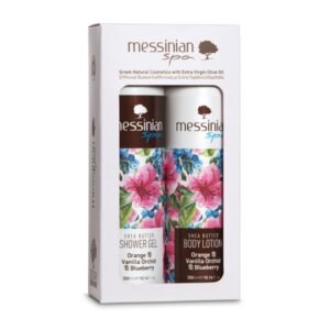 Orange & Vanilla Orchid & Blueberry 2-Pack Gift Set - Messinian Spa-0