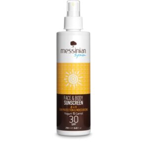 Sunscreen Yogurt & Carrot SPF 30 (250ml) - Messinian Spa-0