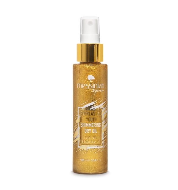Shimmering Dry Oil - Royal Jelly & Helichrysum (100ml) - Messinian Spa-0