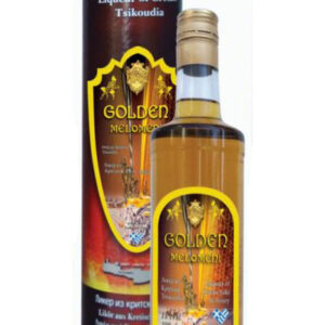 Golden Melomeni Liqueur With Raki & Honey (100ml)-0