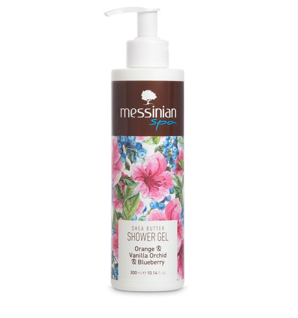 Shower Gel - Orange & Vanilla Orchid & Blueberry - Messinian Spa-0